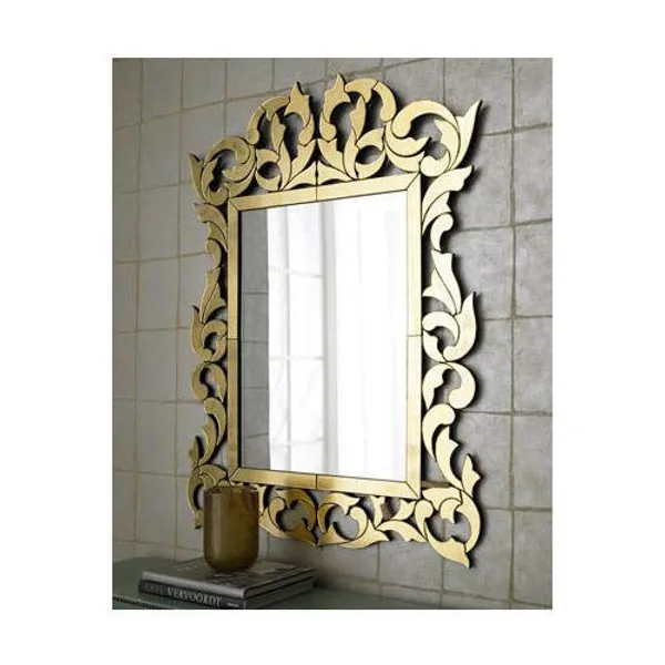 Artisan_Venetian_Glass_Wall_Mirror_Golden_Color_48x36