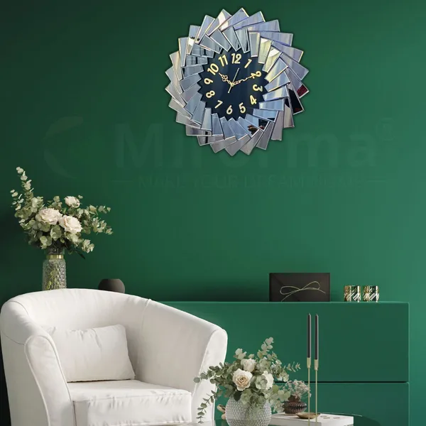 Mirror_Wall_Clock_New_Updown_Style_Black_Dial