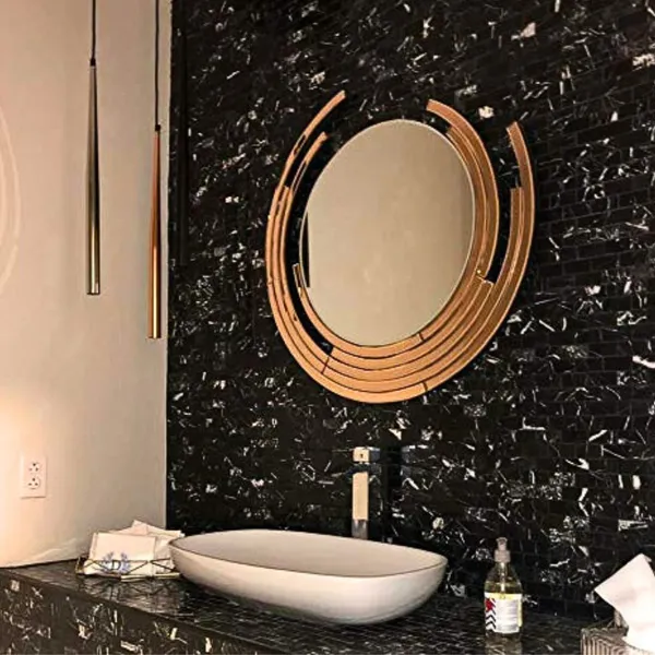 Eclipse_Rose_Gold_Wall_Mirror_30_Inches_Diameter