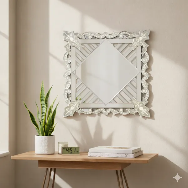 Leafy_Vine_Square_Mirror