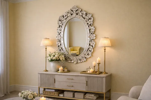 Leafy_Oval_Glow_Mirror