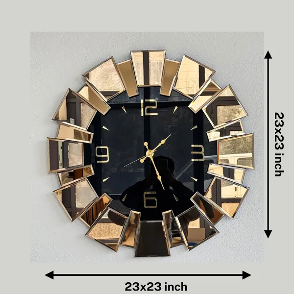 Short_Up_Down_Mirror_Wall_Clock