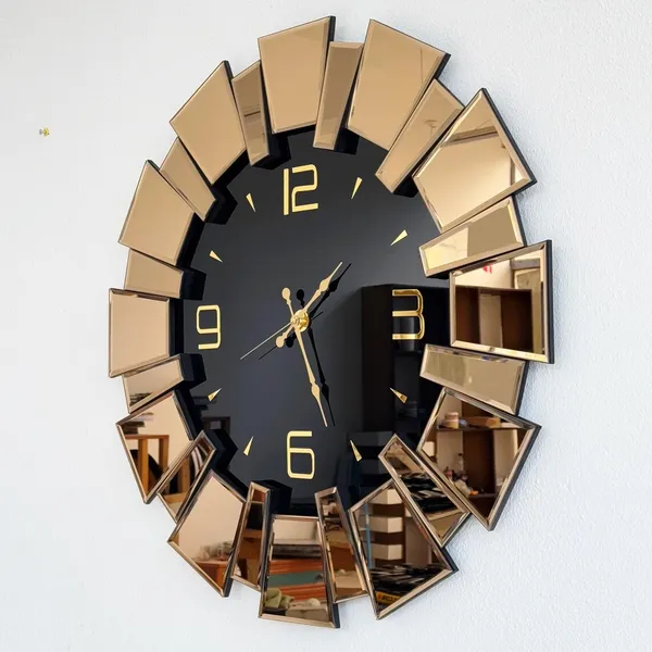 Short_Up_Down_Mirror_Wall_Clock