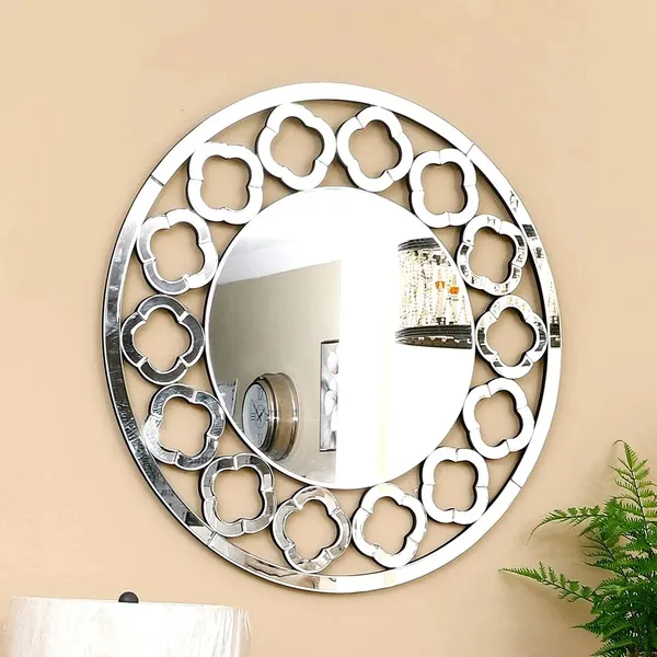 Floral_Ring_Frame_Round_Mirror