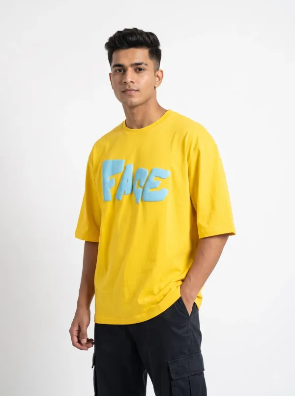 Yellow_Cotton_Graphic_Relaxed_Fit_T-Shirt_For_Men