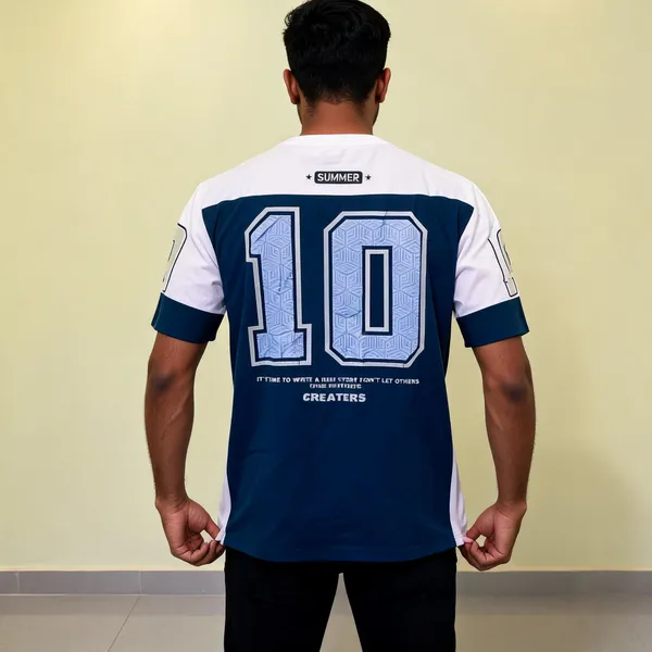 White_Blue_Cotton_Graphic_Sports_T-Shirt_For_Men
