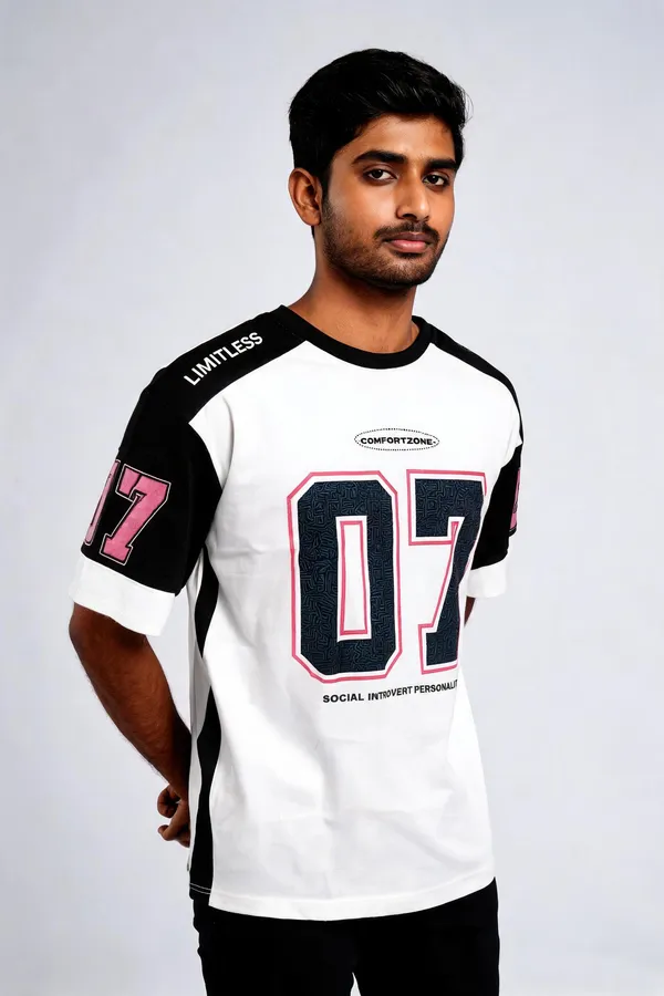 White_Black_Cotton_Graphic_Crew_Neck_T-Shirt_For_Men