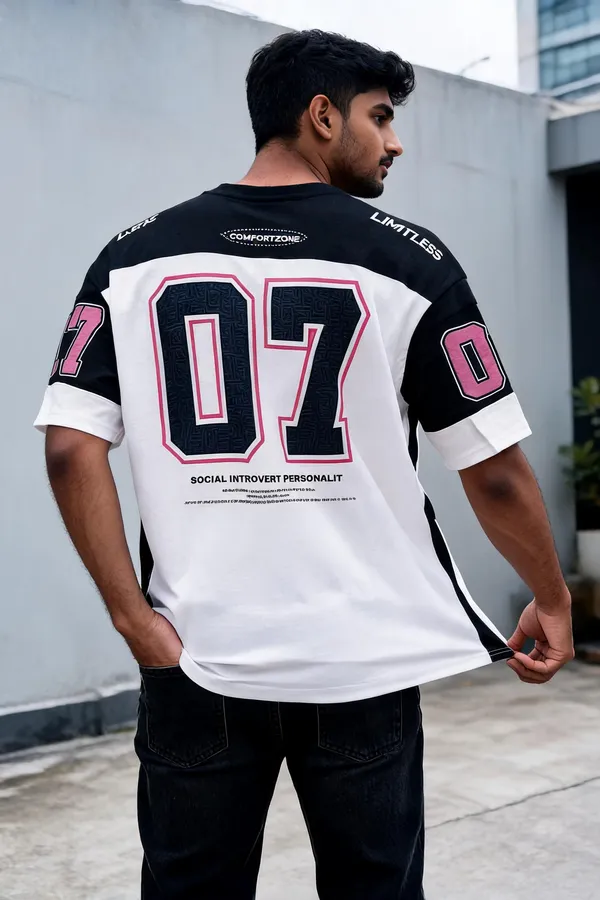 White_Black_Cotton_Graphic_Crew_Neck_T-Shirt_For_Men