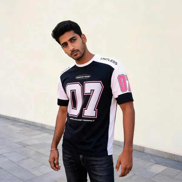 Black_And_White_Cotton_Regular_Fit_Graphic_T-Shirt_For_Men