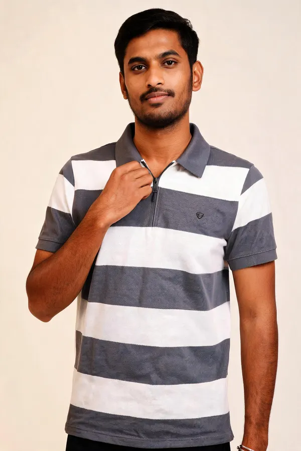 White_Grey_Cotton_Striped_Relaxed_Fit_Polo_T-Shirt_For_Men