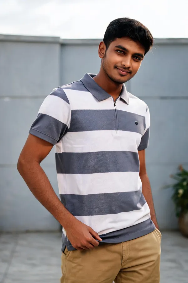 White_Grey_Cotton_Striped_Relaxed_Fit_Polo_T-Shirt_For_Men