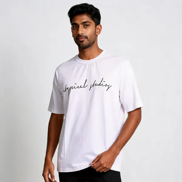 White_Cotton_Graphic_Relaxed_Fit_Crew_Neck_T-Shirt_For_Men