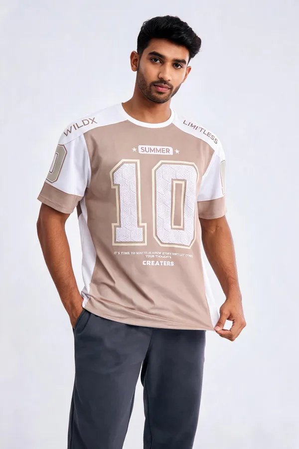 White_Cotton_Graphic_Crew_Neck_Sports_T-Shirt_For_Men