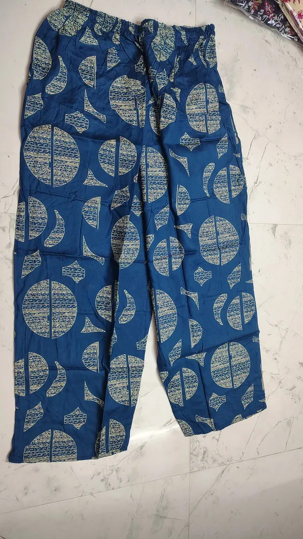 Blue_Rayon_Printed__Knee_length_Co-Ord_Set_For_Women