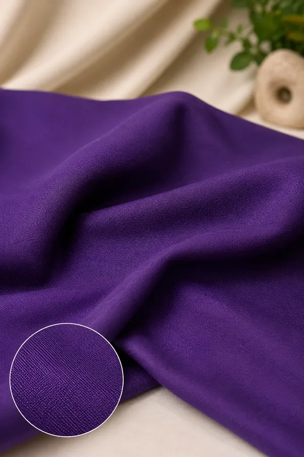 Royal_Purple_Dabu_Cotton__Knee_length_Short_Kurti_For_Women