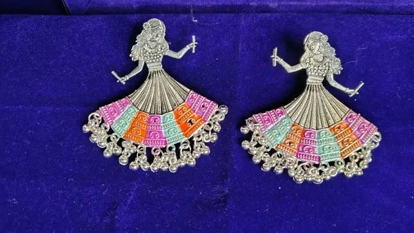 Pink_Oxidized_Metal_Meenakari_Dandiya_Dancer_Drop_Earrings_For_Women
