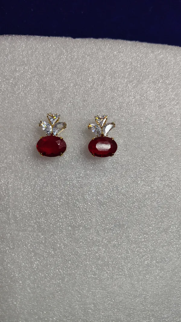 Ruby_Red_Crystal_Oval_Marquise_Stud_Earrings_For_Women