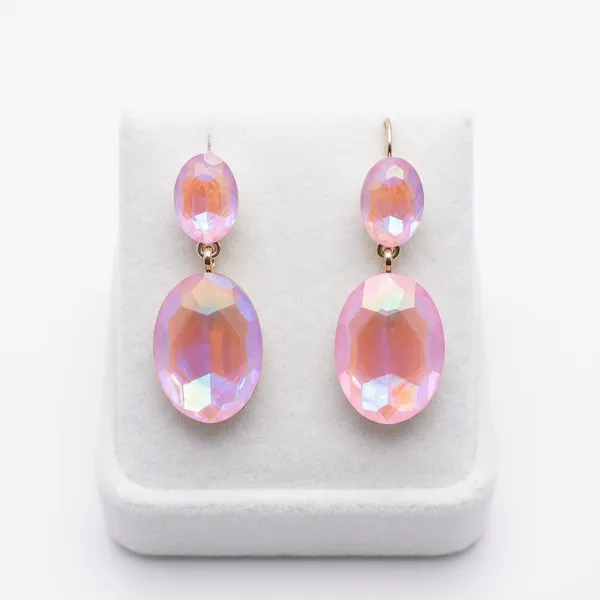 Pink_Crystal_Faceted_Double_Oval_Drop_Earrings_For_Women