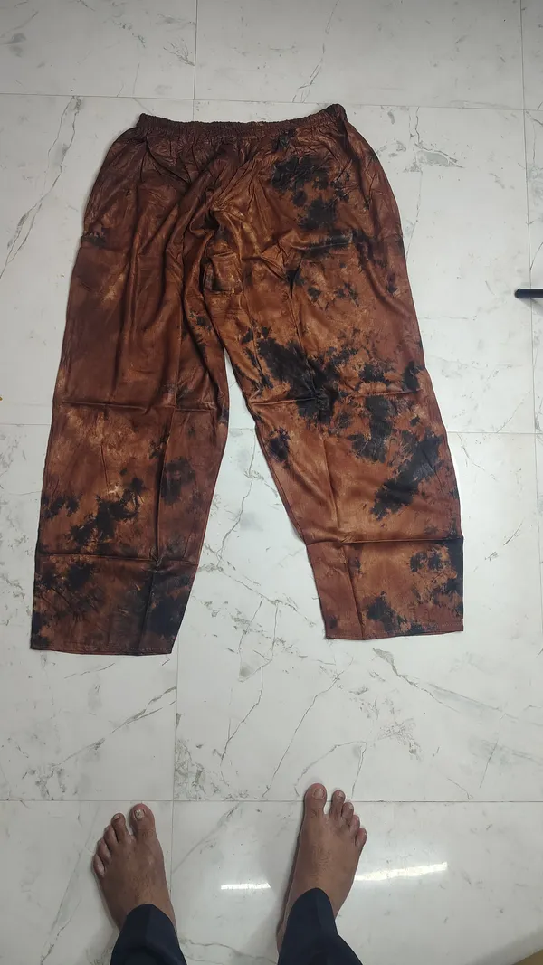 Dark_Brown_Rayon_Printed__knee_length_Co-Ord_Set_For_Women