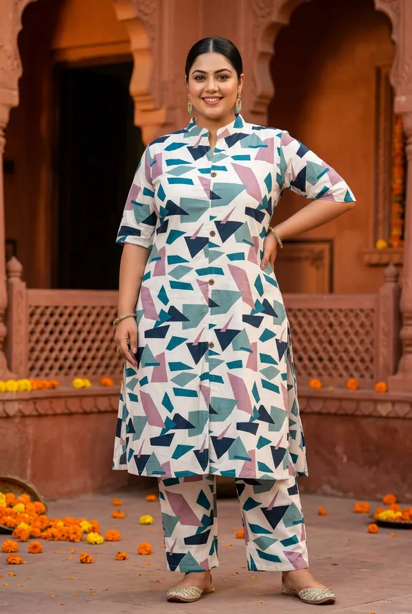 Multicolor_Rayon_Printed_Shirt_And_Pants_Knee_Length_Co-Ord_Set_For_Women