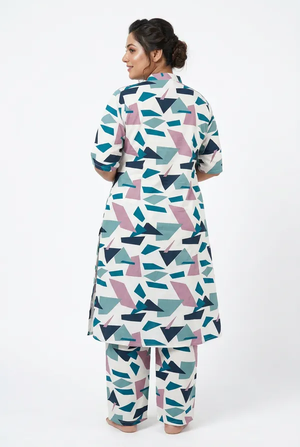 Multicolor_Rayon_Printed_Shirt_And_Pants_Knee_Length_Co-Ord_Set_For_Women