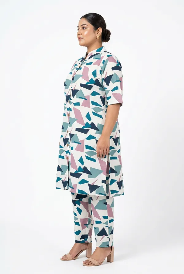 Multicolor_Rayon_Printed_Shirt_And_Pants_Knee_Length_Co-Ord_Set_For_Women