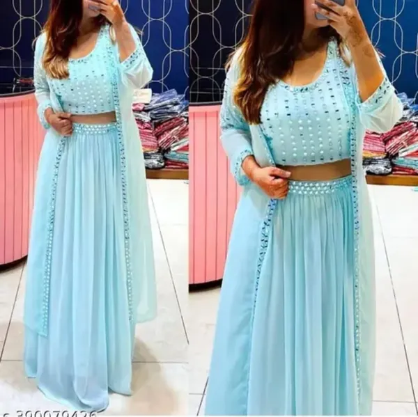 Aqua_Embellished_Georgette_Lehenga_Choli_Set_for_Women