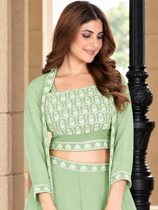 Green_Printed_Georgette_Palazzo_Suit_Set_for_Women
