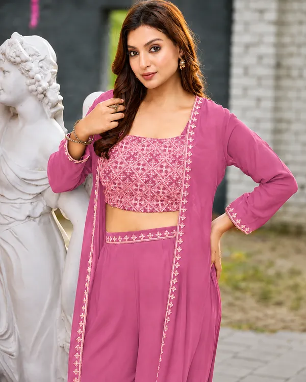 Pink_Embroidered_Georgette_Ethnic_Set_for_Women