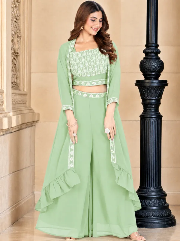 Green_Printed_Georgette_Palazzo_Suit_Set_for_Women
