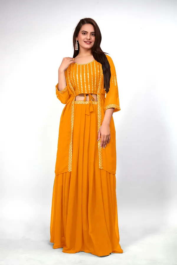 Mustard_Embellished_Georgette_Sharara_Set_for_Women