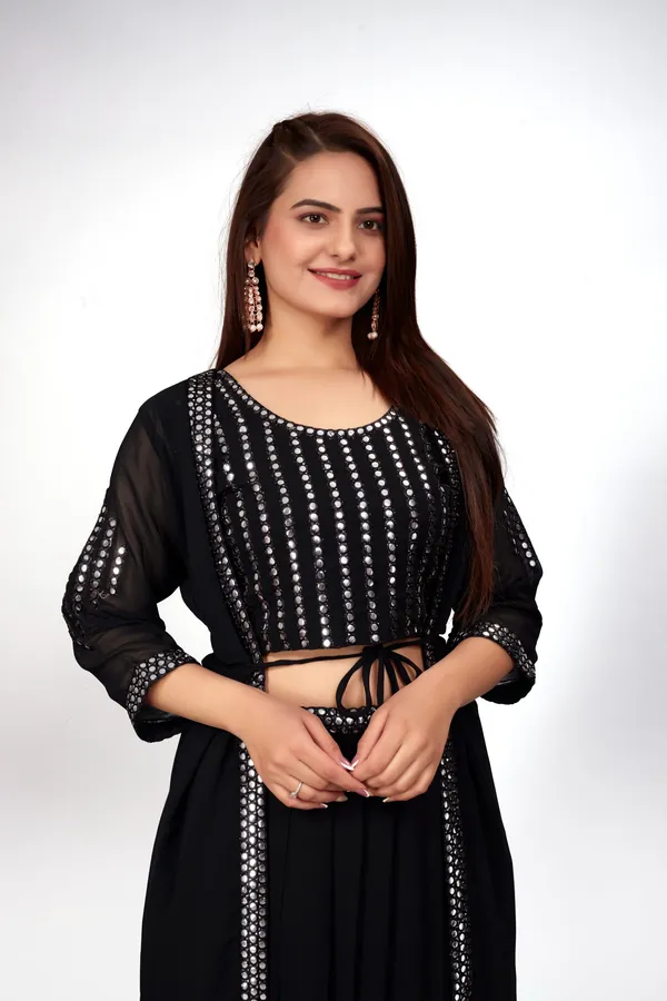 Black_Embellished_Georgette_Co-Ord_Set_for_Women