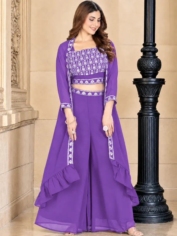 Purple_Embroidered_Georgette_Palazzo_Suit_for_Women
