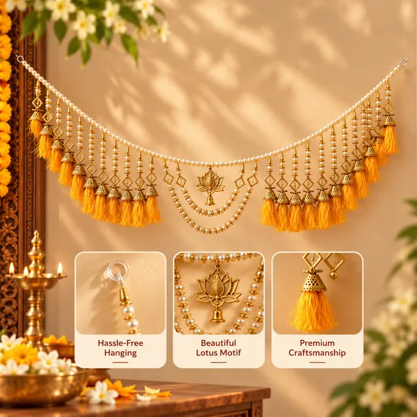 Cotton_&_Pearl_Lotus_Festive_Door_Toran_Yellow