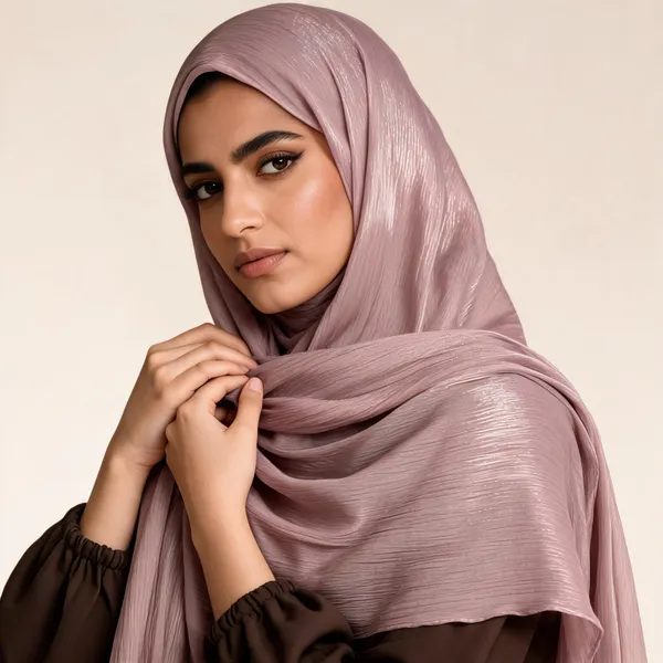 Dusty_Mauve_Shimmer_Organza_Hijab_For_Women