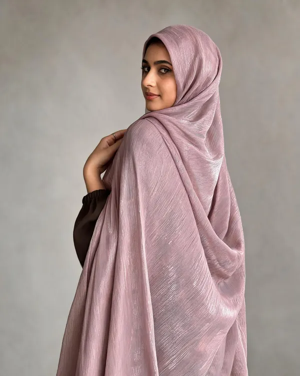 Dusty_Mauve_Shimmer_Organza_Hijab_For_Women