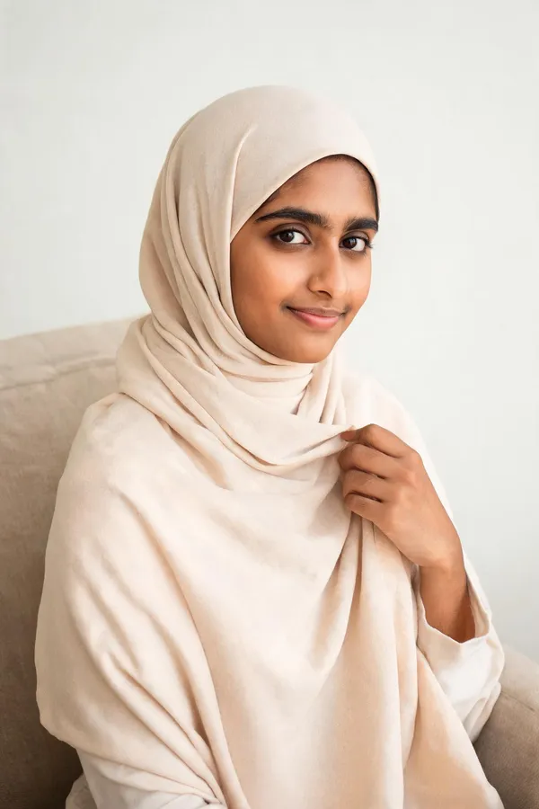 Sandal_Cream_Jersey_Hijab_For_Women