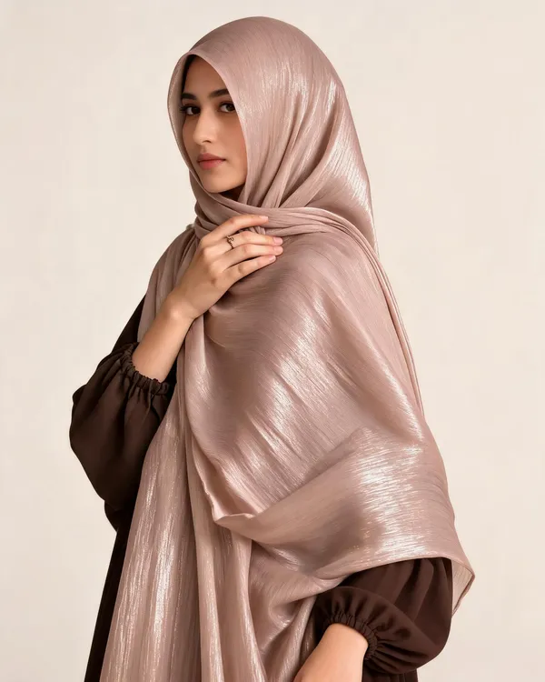 Espresso_Shimmer_Organza_Hijab_For_Women