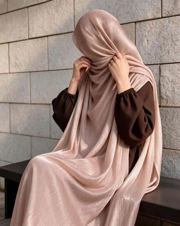 Espresso_Shimmer_Organza_Hijab_For_Women
