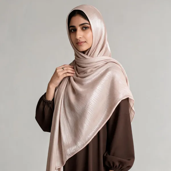 Nude_Silver_Shimmer_Organza_Hijab_For_Women