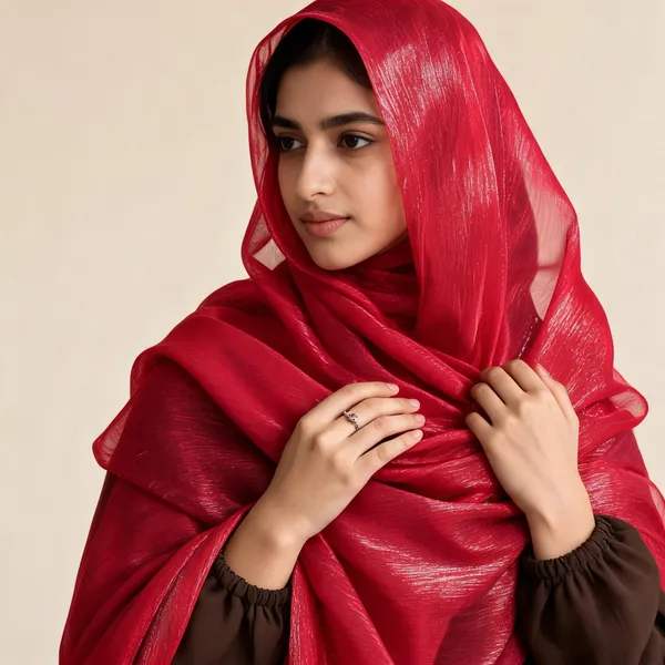 Cherry_Shimmer_Organza_Hijab_For_Women