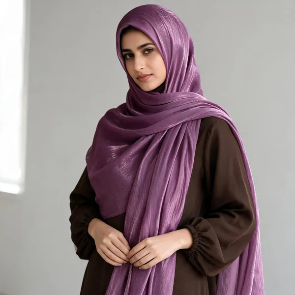 Dark_Mauve_Shimmer_Organza_Hijab_For_Women