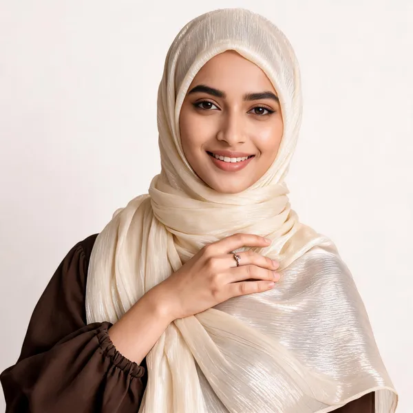 Off_White_Shimmer_Organza_Hijab_For_Women