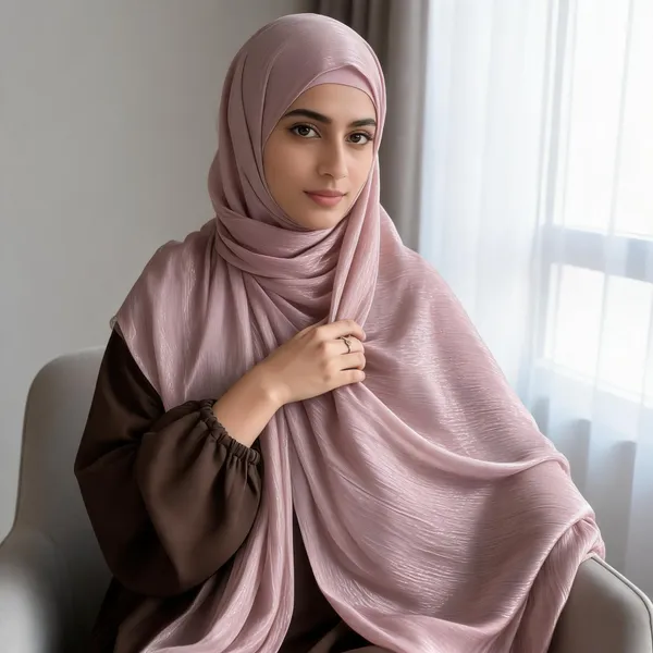 Dusty_Mauve_Shimmer_Organza_Hijab_For_Women