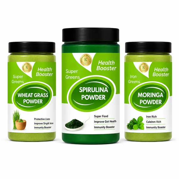 Moringa_Wheatgrass_Spirulina_Super_Greens_Powder_Combo_100G_Each