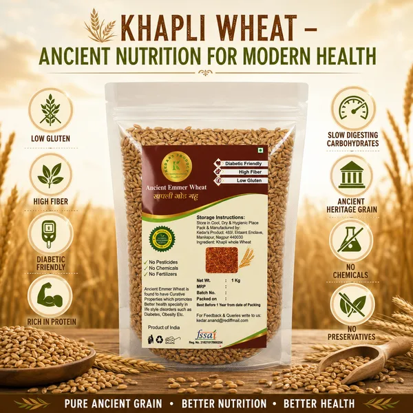 Khapli_Emmer_Wheat_Whole_Grain_Low_Gluten_Diabetic_Friendly