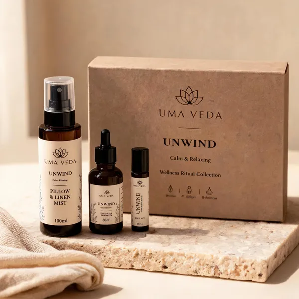 Umaveda_Lavender_Chamomile_Unwind_Aromatherapy_Wellness_Set