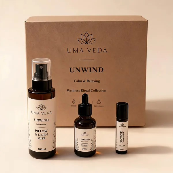 Umaveda_Lavender_Chamomile_Unwind_Aromatherapy_Wellness_Set