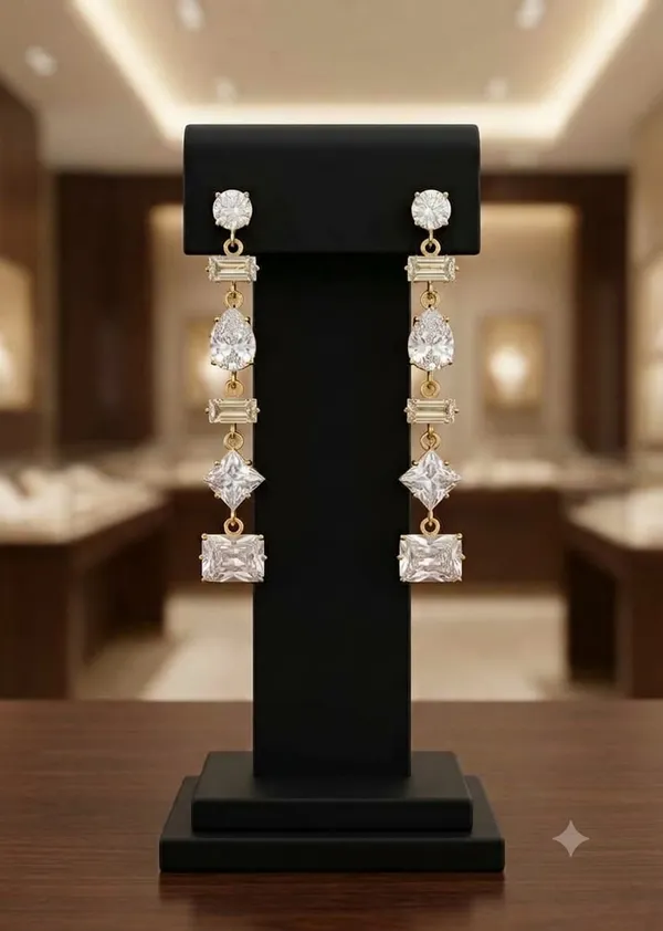 Gold_Crystal_Multi-Shape_Long_Drop_Earrings_For_Women