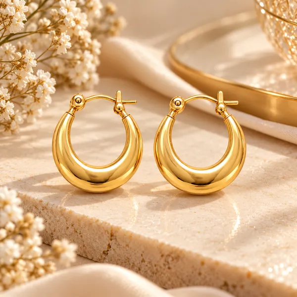 Luna_Sculpted_Hoop_Earrings_18k_Gold_Plated_Default_Title